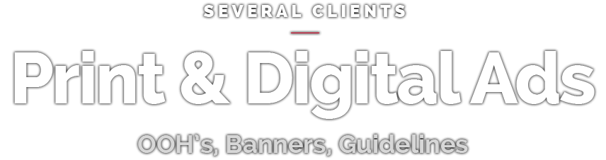 Print & Digital Ads
